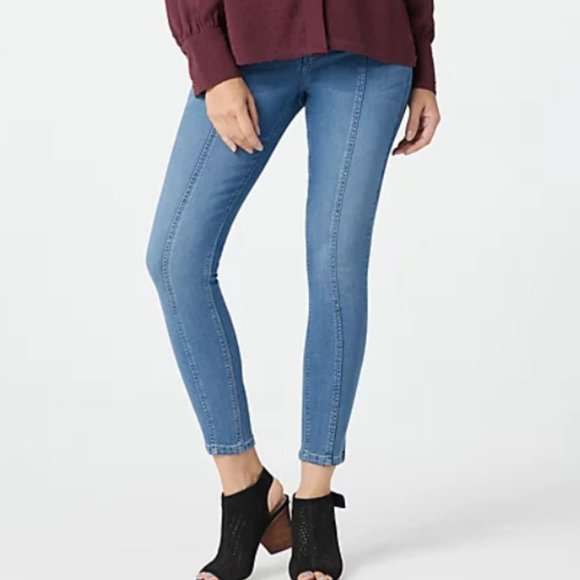 Laurie Felt Denim - Laurie Felt Silky Denim Center Seam Ankle Skinny